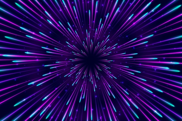 Blue and violet speed lights background