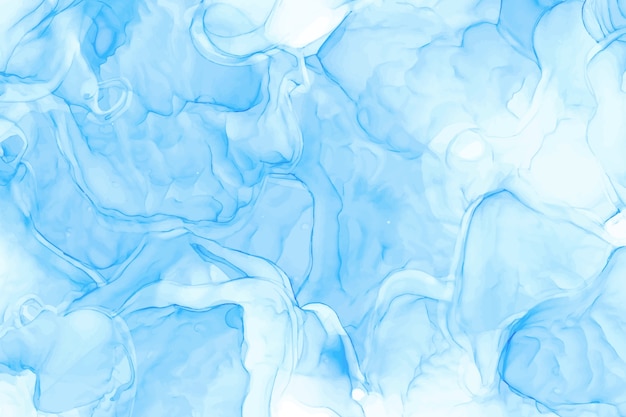 Blue watercolor alcohol ink background