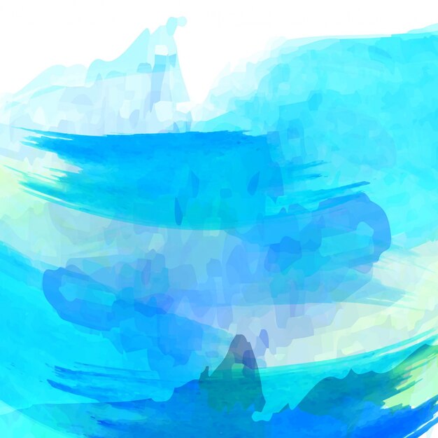 Blue watercolor background design