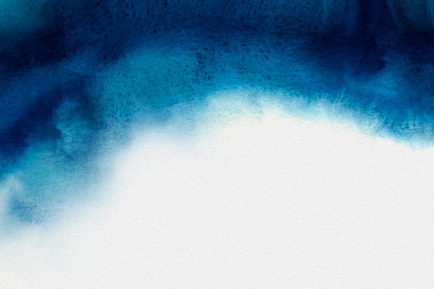 Синий акварельный фон с пустым пространством