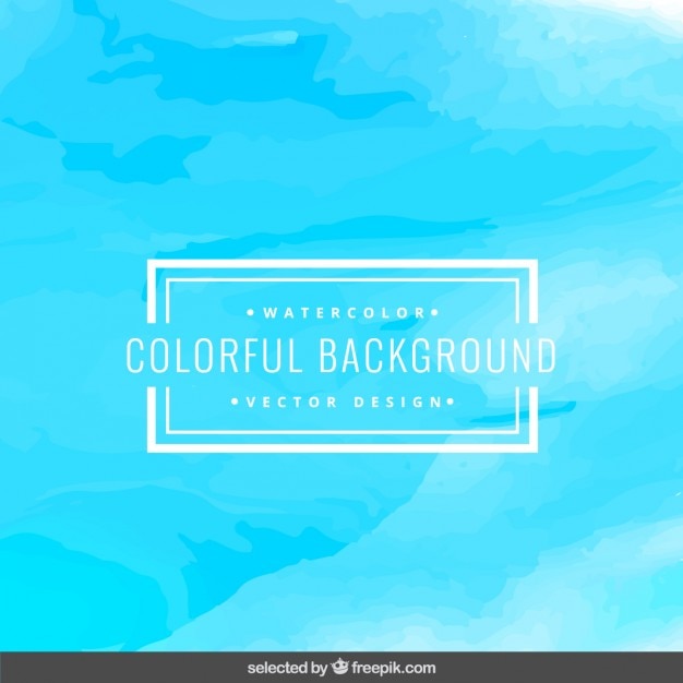 Blue watercolor background