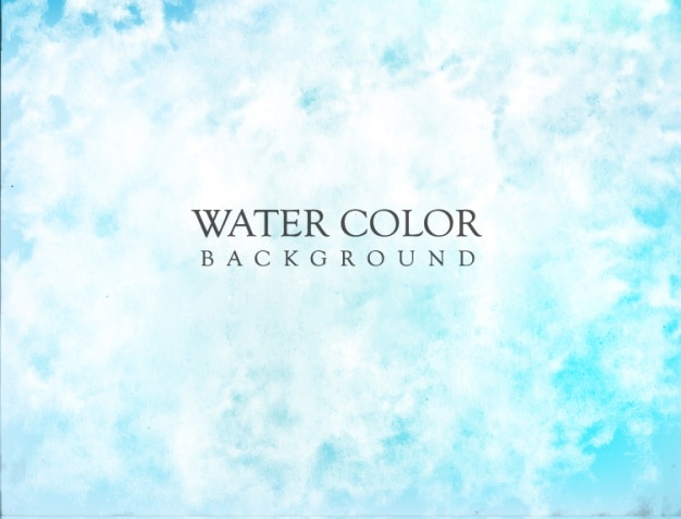 Free vector blue watercolor background