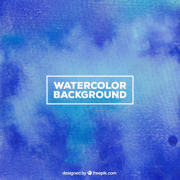 Blue watercolor background