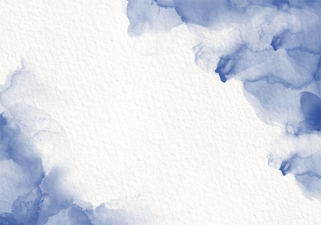 블루 수채화 유체 그림 디자인 카드 염료 스플래시 스타일. 알코올 잉크