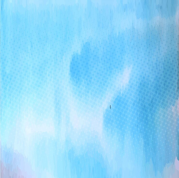 Free Vector blue watercolor halftone background