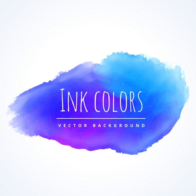 Free vector blue watercolor paint