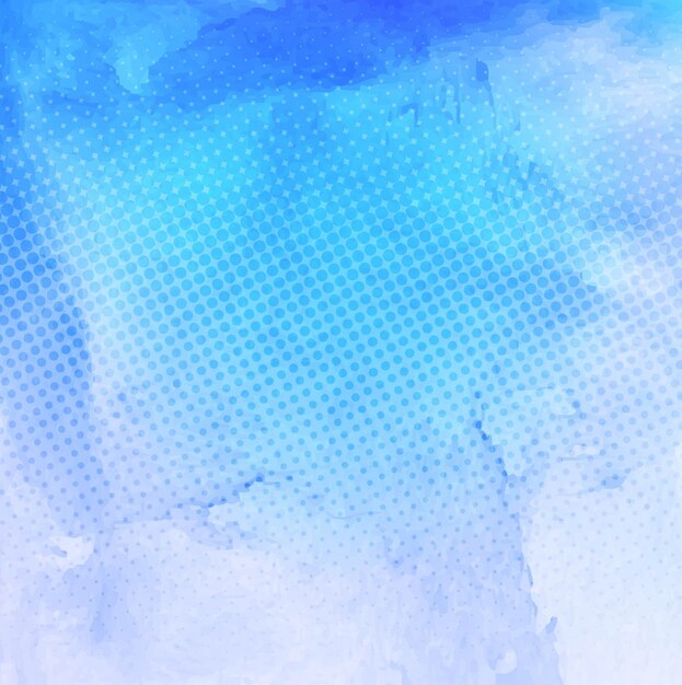 Синий акварель текстуры пятно с точками