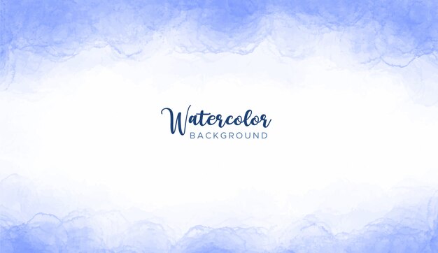 Blue Watercolor Texture Background