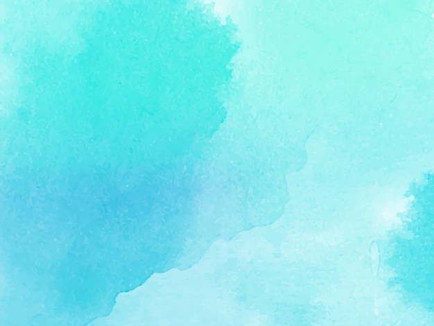 Blue watercolor texture design background vector