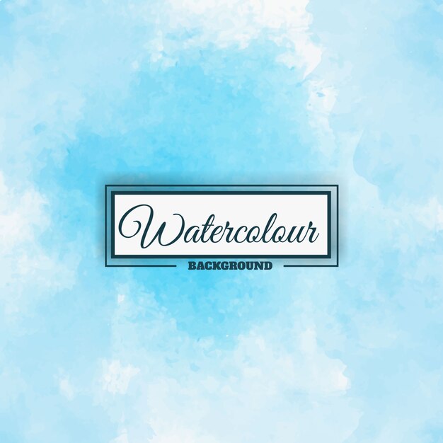 blue watercolour background