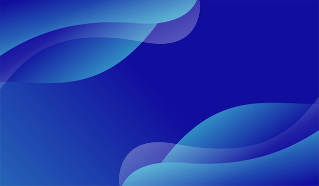 Free vector blue wave background gradient design modern abstract