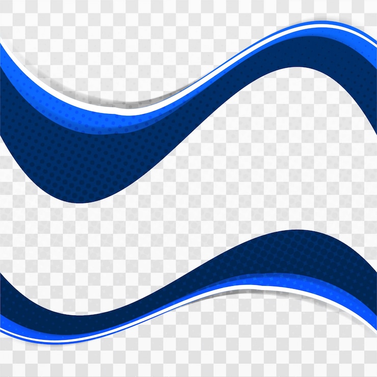 Free Vector blue wave background