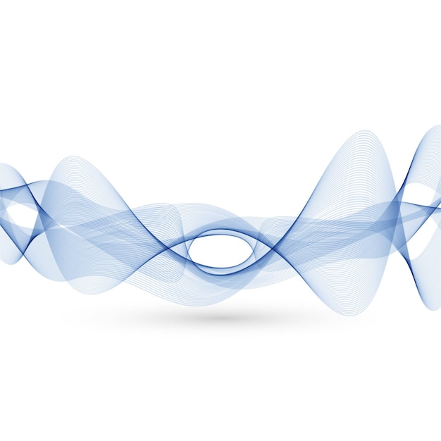 Free vector blue wave background