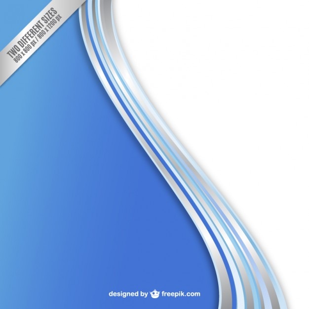 Free vector blue wave background