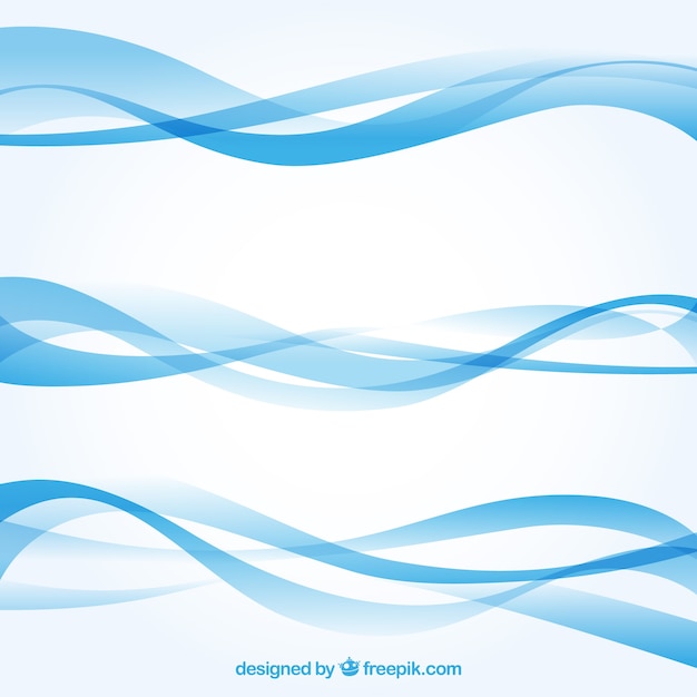 Blue wave background