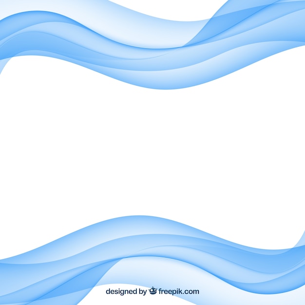 Blue wave background