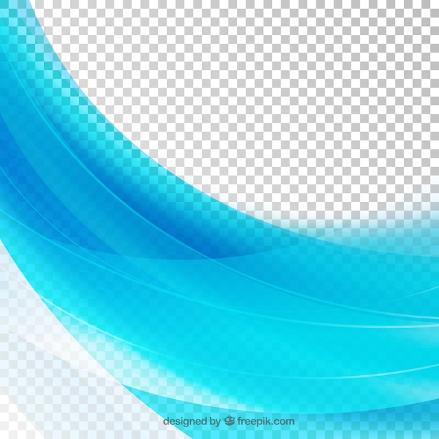 Blue wave background