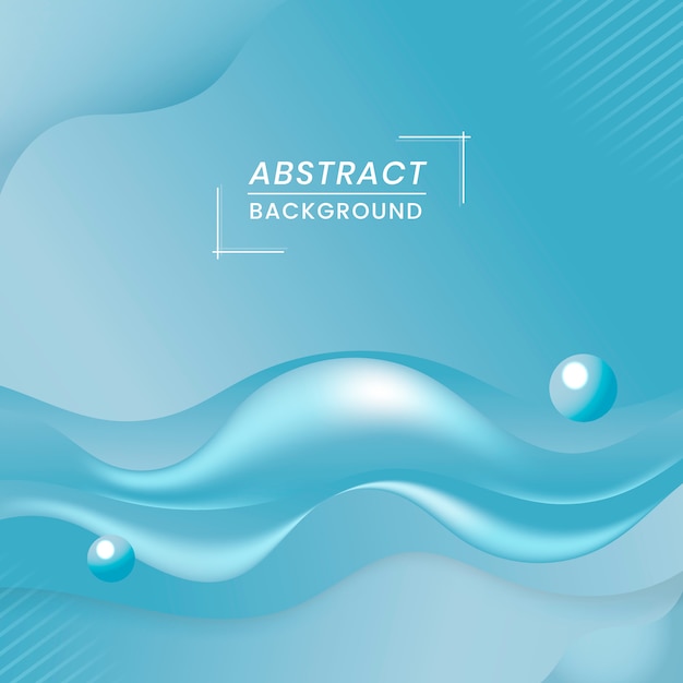 Free vector blue wave background