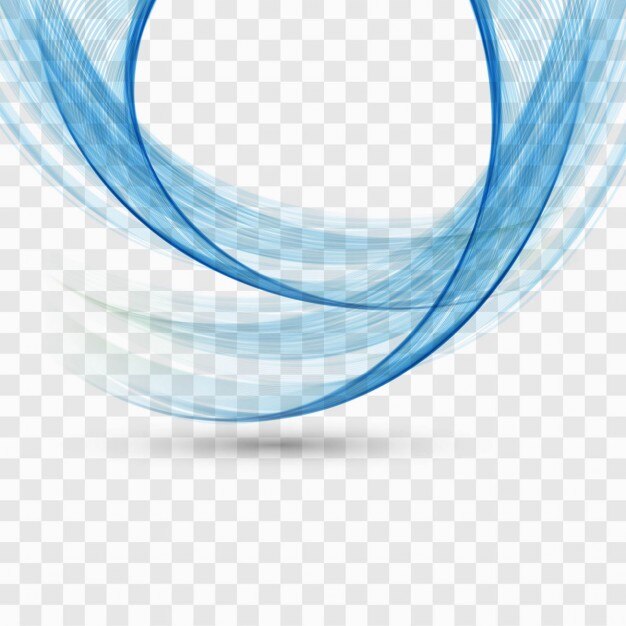 Free Vector blue wave for wavy backgrounds