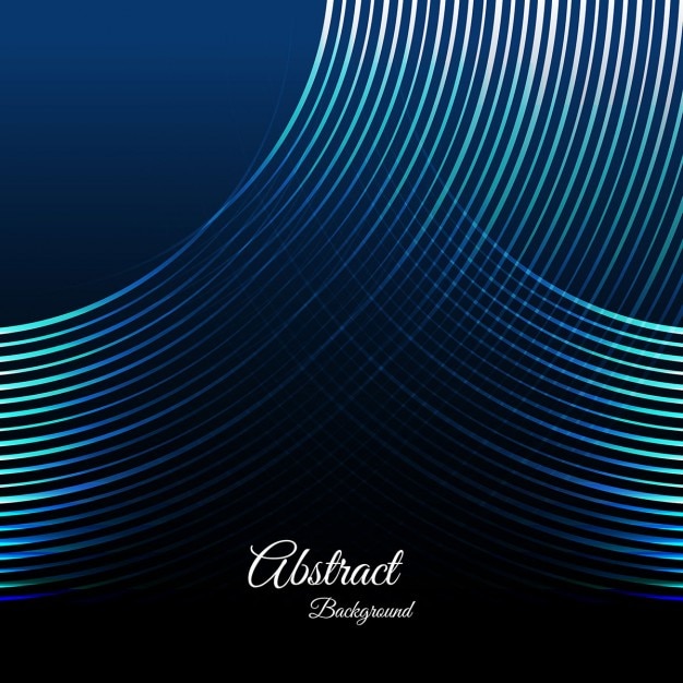 Free vector blue waves abstract background