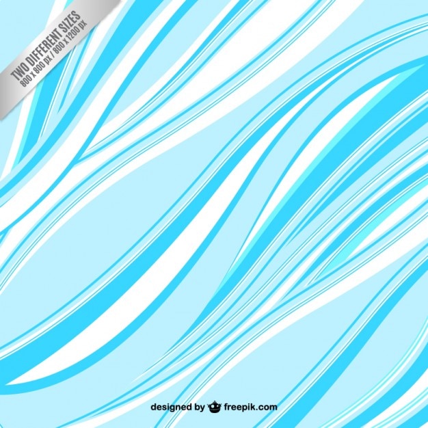 Free vector blue waves background