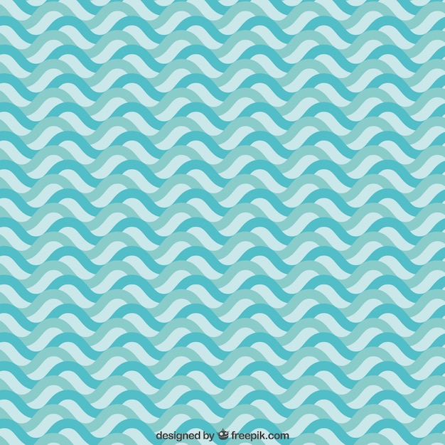 Blue waves pattern