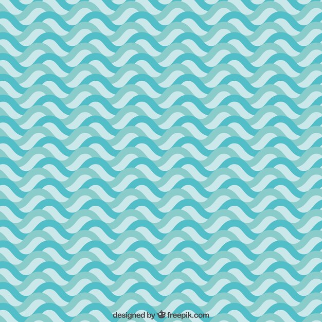 Blue waves pattern