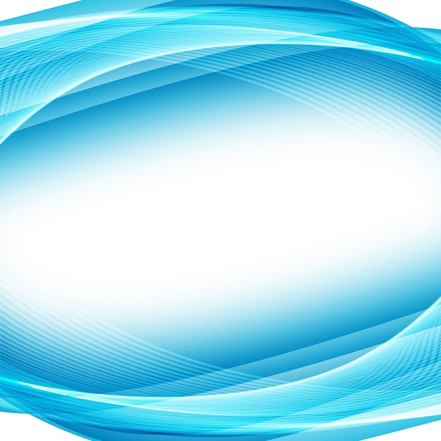 Бесплатное векторное изображение Абстрактный стильный синий волнистый фон