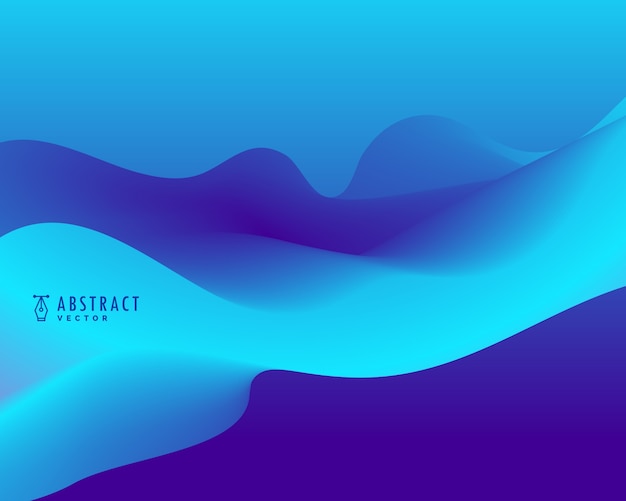 Blue wavy background