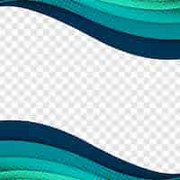 Free vector blue wavy background