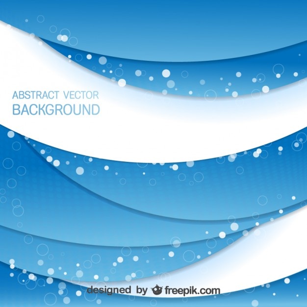 Free vector blue wavy background