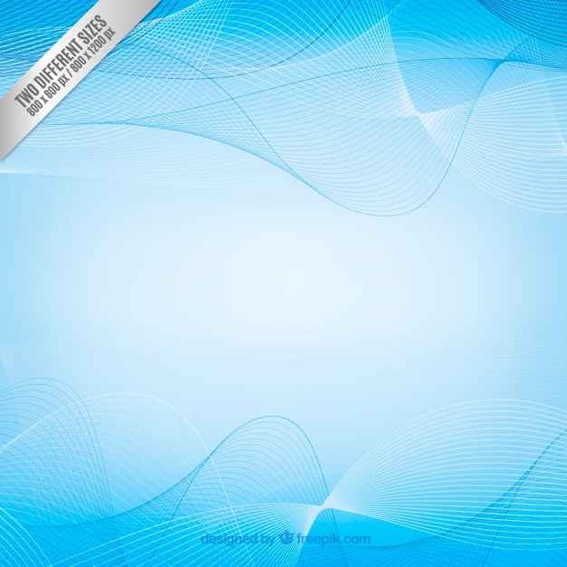 Free vector blue wavy net background