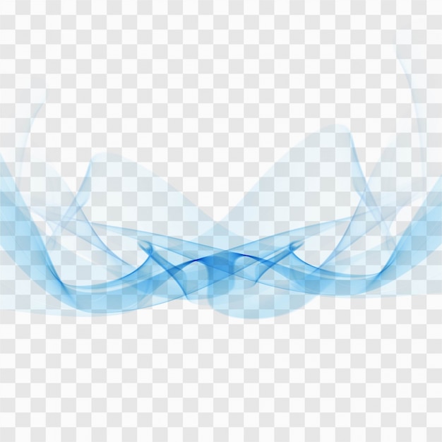 Free vector blue wavy shapes