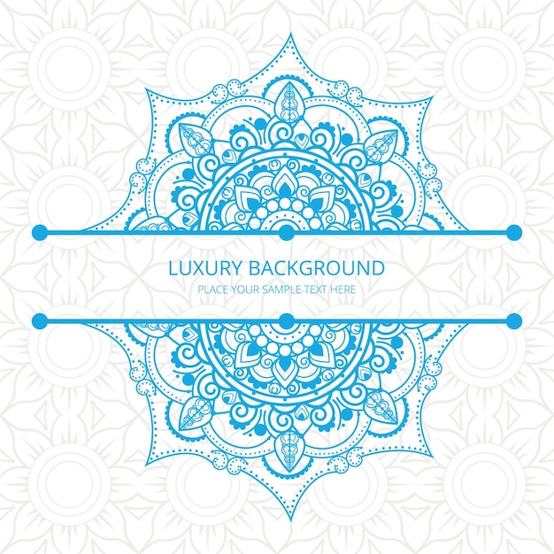 Free vector blue and white luxury background template