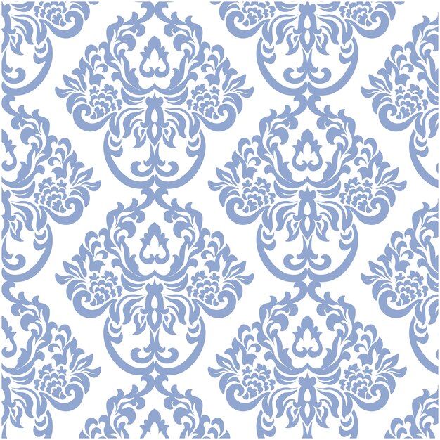 青と白の装飾パターンの背景