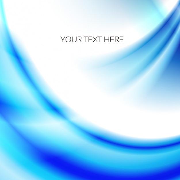 Free vector blue and white waves background