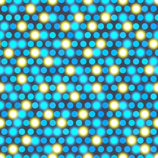 Blue and yellow dots pattern