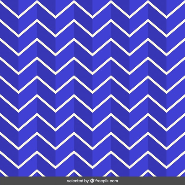 Blue zigzag pattern