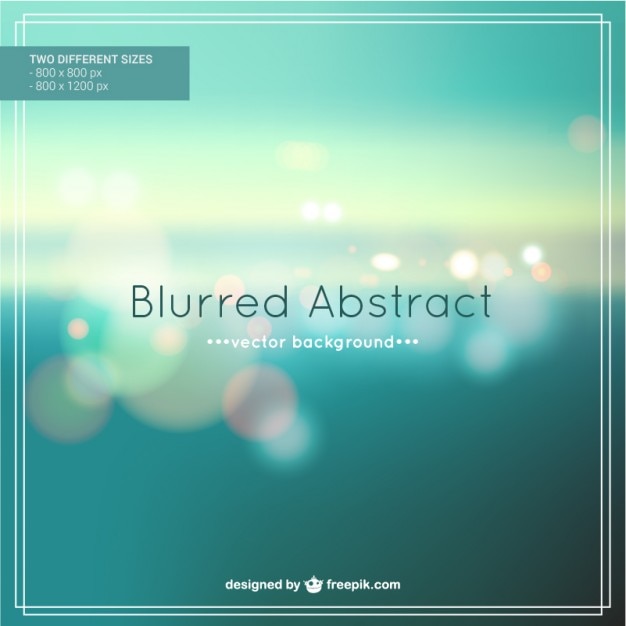 Free vector blurred abstract background