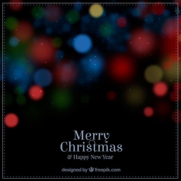 Free vector blurred background for christmas