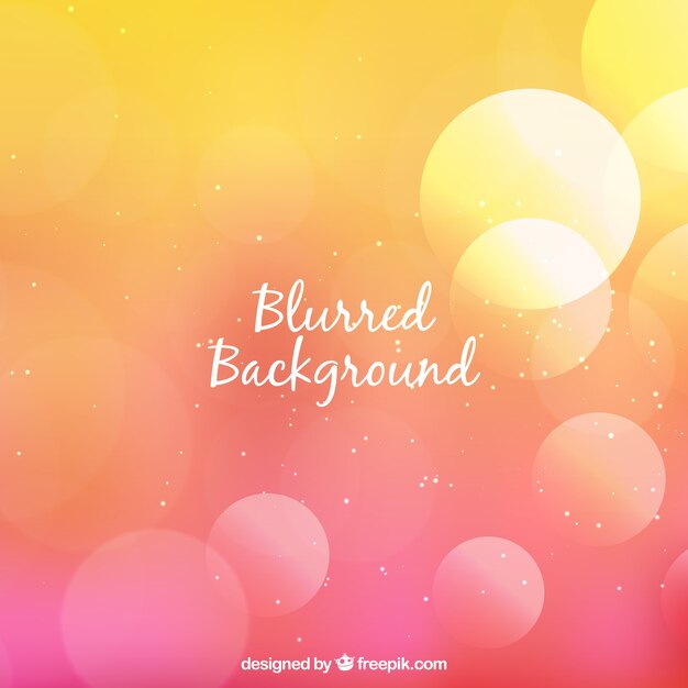 Blurred background with bright color