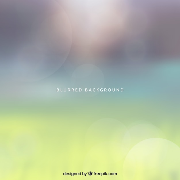 Free vector blurred background with bright color