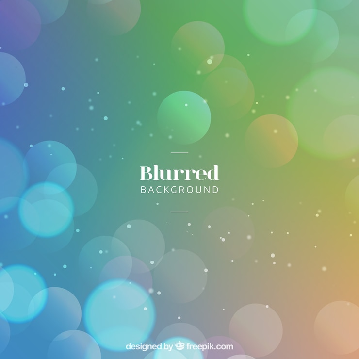 Free Vector blurred background with bright color