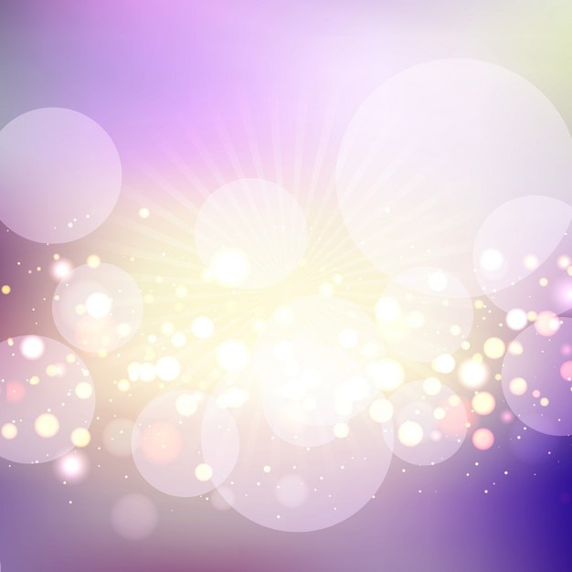 Free vector blurred background with lights