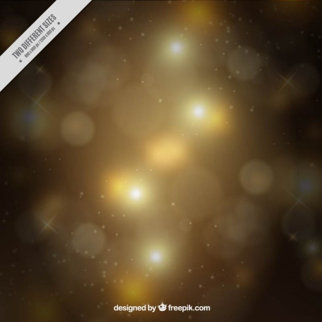 Free vector blurred background with shiny shapes