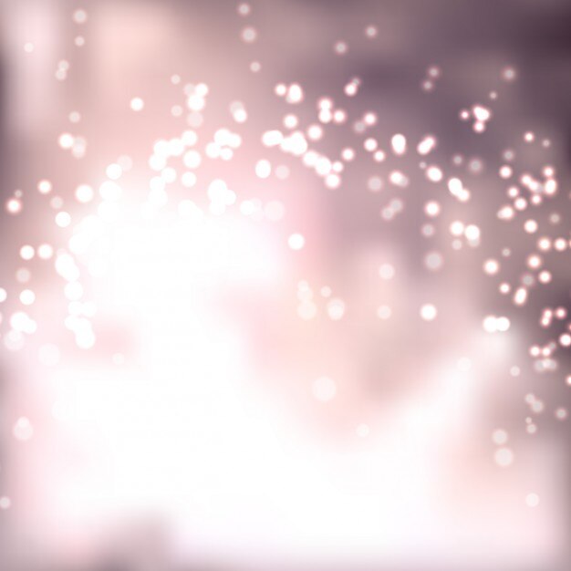 Free vector blurred background with sparkling light