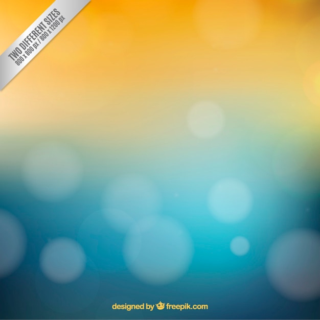 Free Vector blurred background with summer colors