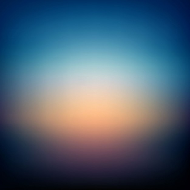 Free vector blurred background with summer sunset colors