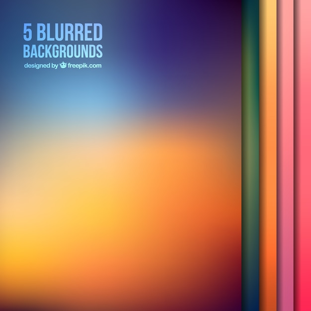 Blurred backgrounds collection