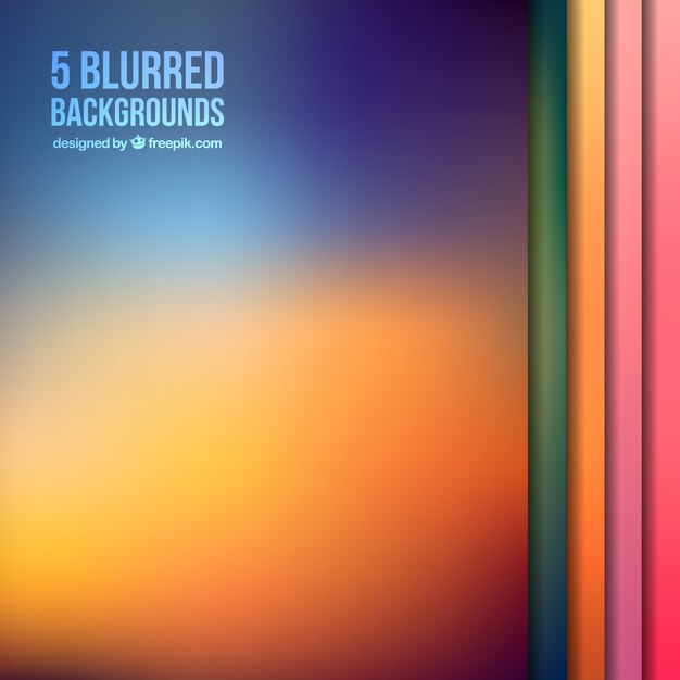 Blurred backgrounds collection